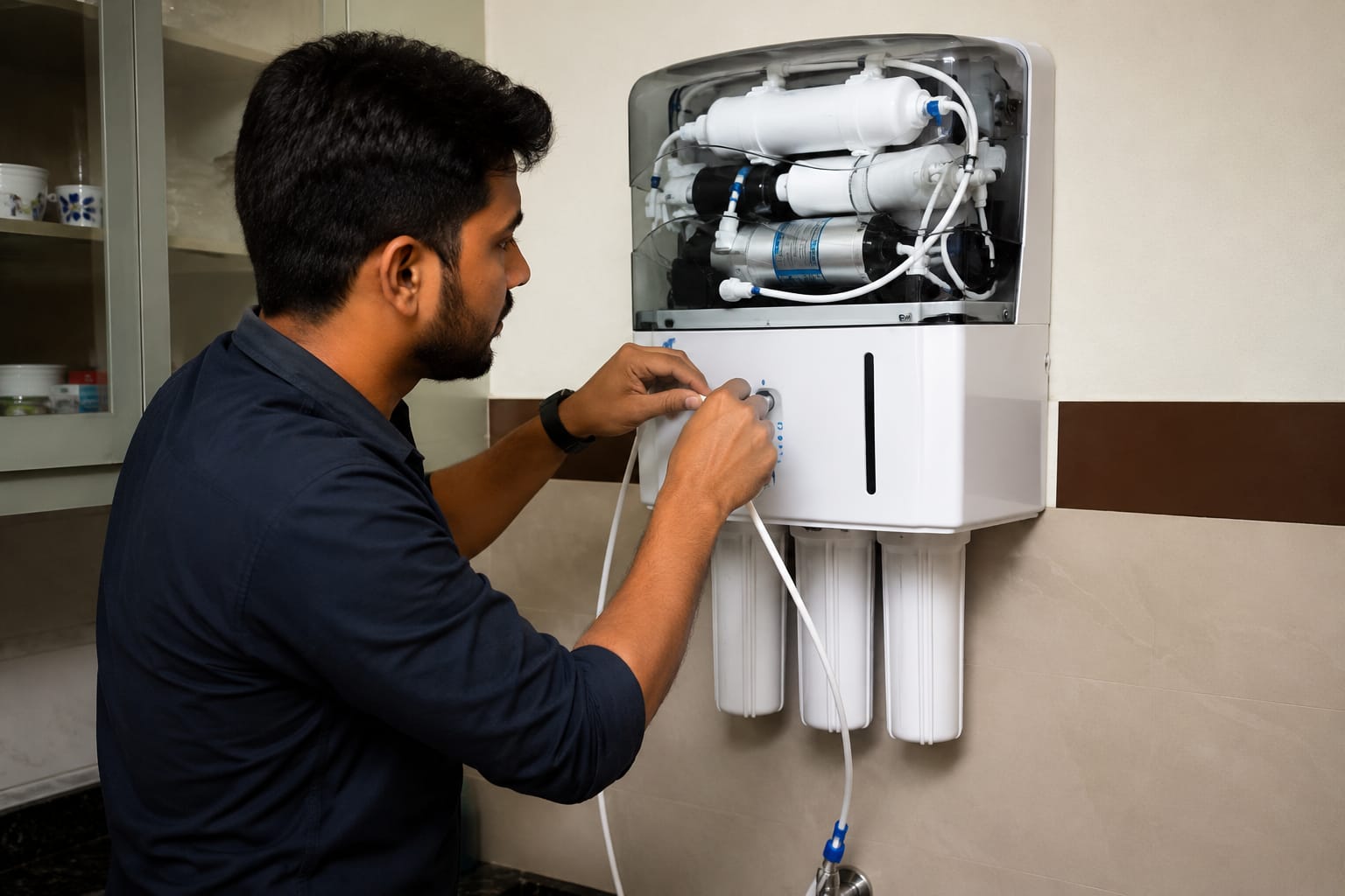Arjun executing Professional RO Service in Noida Extension circuit repairs